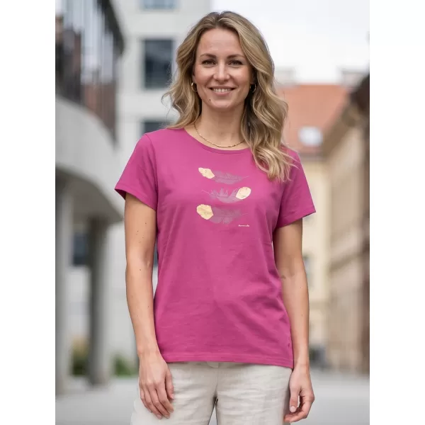  Ženska majica s kratkimi rokavi LOAP ASIKA CLW2459 ROZA 