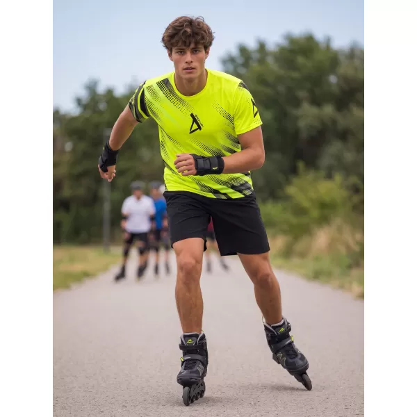  Moška funkcionalna premium majica ALTISPORT VOJ/ALM028TR01 NEON RUMENA 