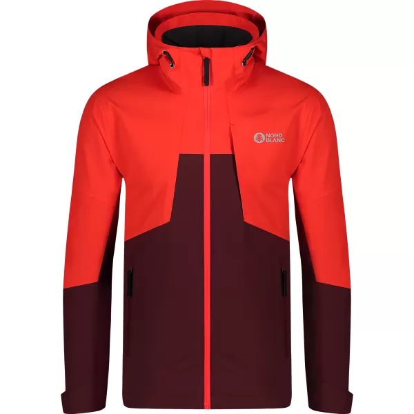  Moška jakna NORDBLANC PINE NBSJM8002 ORANŽNO ČRNILO 