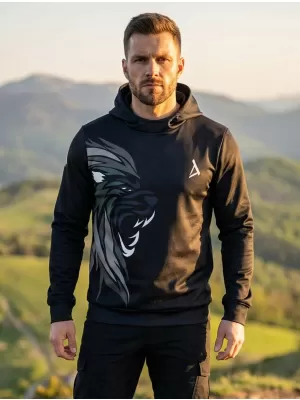 Moški vrhunski funkcionalni pulover ALTISPORT VOJ/ALM029MI01 ČRNA IN BEŽ