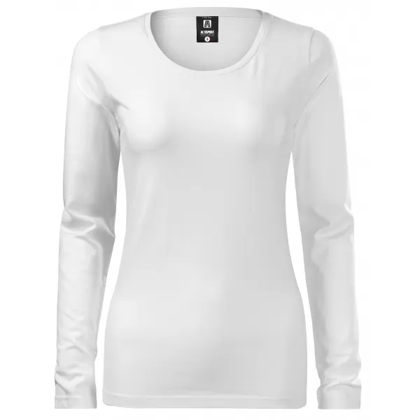 Ženska majica z dolgimi rokavi ALTISPORT NoPrint NP/ALW931 BELA 