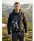 Moški vrhunski funkcionalni pulover ALTISPORT VOJ/ALM029MI01 ČRNO SIVA