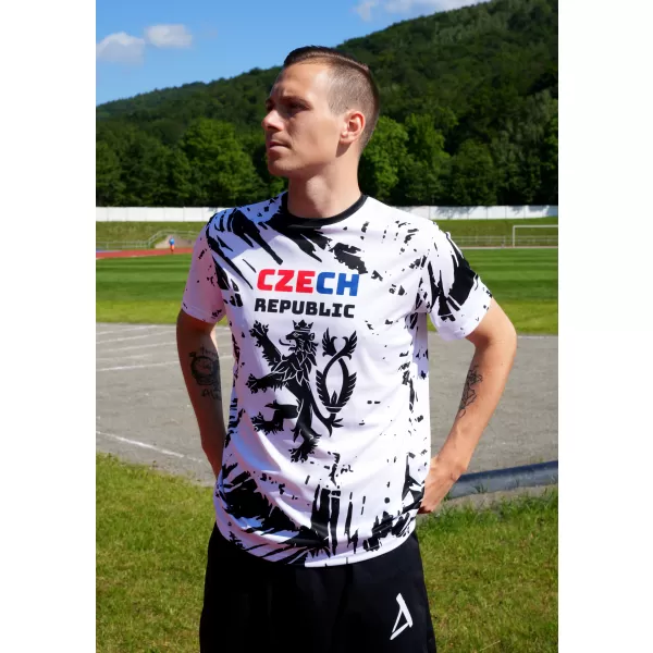  Moška premium funkcionalna majica s kratkimi rokavi ALTISPORT x CZE VOJ/ALM036TR01 ABSTRAKCIJA 