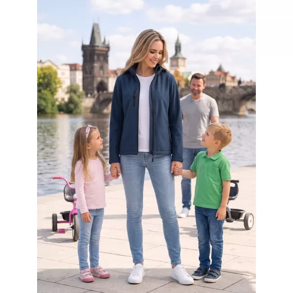  Ženska softshell jakna ALTISPORT NoPrint NP/ALW125 MORNARSKO MODRA 