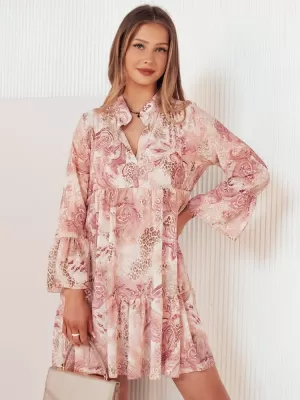 Obleka DSTREET PRINSA EY2478 ROZA