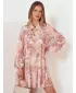 Obleka DSTREET PRINSA EY2478 ROZA