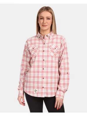 Ženska srajca KILPI FLANNY-W VL0370KI ROZA