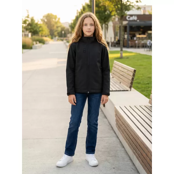 Otroška softshell jakna ALTISPORT NoPrint NP/ALK535 ČRNA 