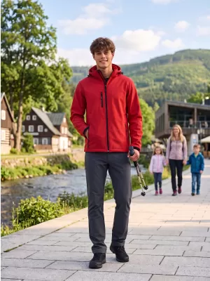Moška softshell jakna ALTISPORT NoPrint NP/ALM225 RDEČA