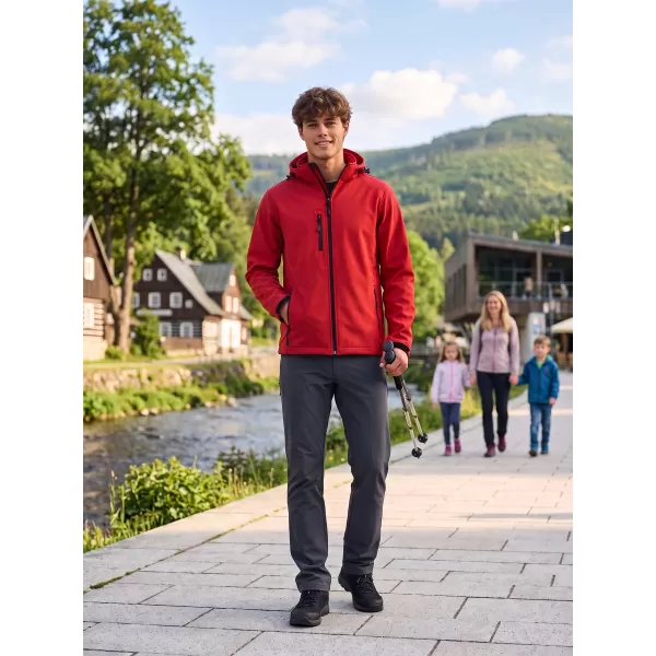  Moška softshell jakna ALTISPORT NoPrint NP/ALM225 RDEČA 