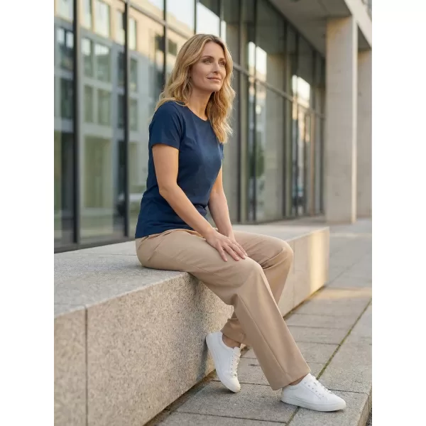  Ženska majica s kratkimi rokavi ALTISPORT NoPrint NP/ALW331 POLNOČNO MODRA 