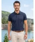 Moška majica s kratkimi rokavi z ovratnikom ALTISPORT NoPrint NP/ALM712 MORNARSKO MODRA