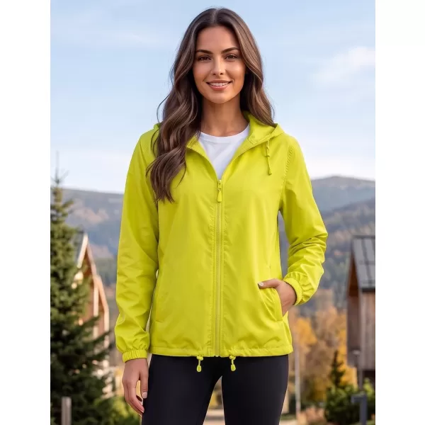  Unisex vetrovka ALTISPORT NoPrint NP/ALU425 NEON RUMENA 