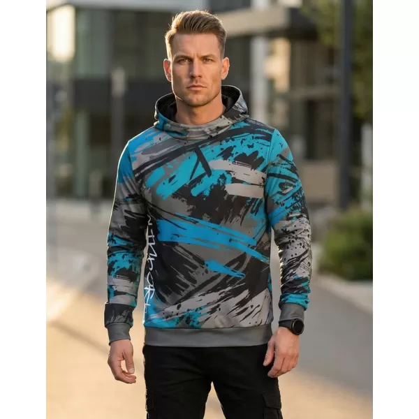  Moški premium pulover ALTISPORT VOJ/ALM014MI01 ČRNA/KEROZIN 