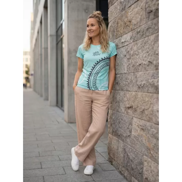  Ženska premium funkcionalna majica ALTISPORT VOJ/ALW033TR01 ZMRZNJENO MODRA 