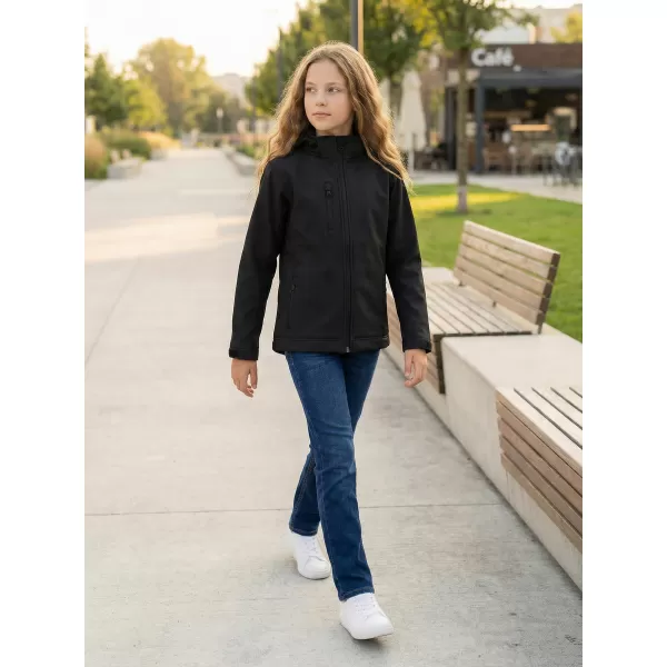  Otroška softshell jakna ALTISPORT NoPrint NP/ALK535 ČRNA 