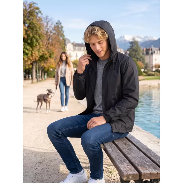  Unisex vetrovka ALTISPORT NoPrint NP/ALU425 ČRNA 