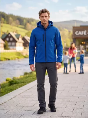 Moška softshell jakna ALTISPORT NoPrint NP/ALM225 KRALJEVSKO MODRA