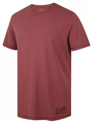 Moška majica s kratkimi rokavi HUSKY TEE BASE M TEMNO BORDO