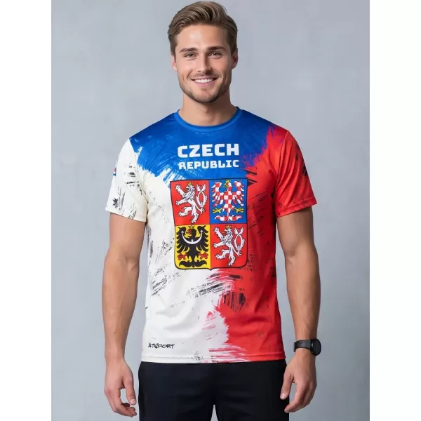  Moška premium funkcionalna majica s kratkimi rokavi ALTISPORT x CZE VOJ/ALM032TR01 ZNAČAJ 