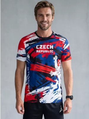 Moška premium funkcionalna majica s kratkimi rokavi ALTISPORT x CZE VOJ/ALM036TR01 ČEŠKI