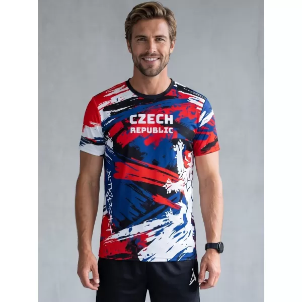  Moška premium funkcionalna majica s kratkimi rokavi ALTISPORT x CZE VOJ/ALM036TR01 ČEŠKI 