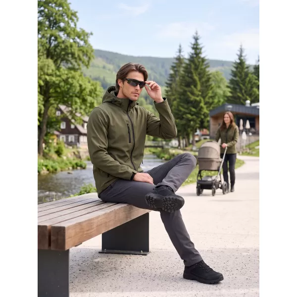  Moška softshell jakna ALTISPORT NoPrint NP/ALM225 VOJAŠKI 