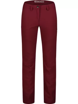 Ženske hlače NORDBLANC SHINING NBSPL8045 BORDO