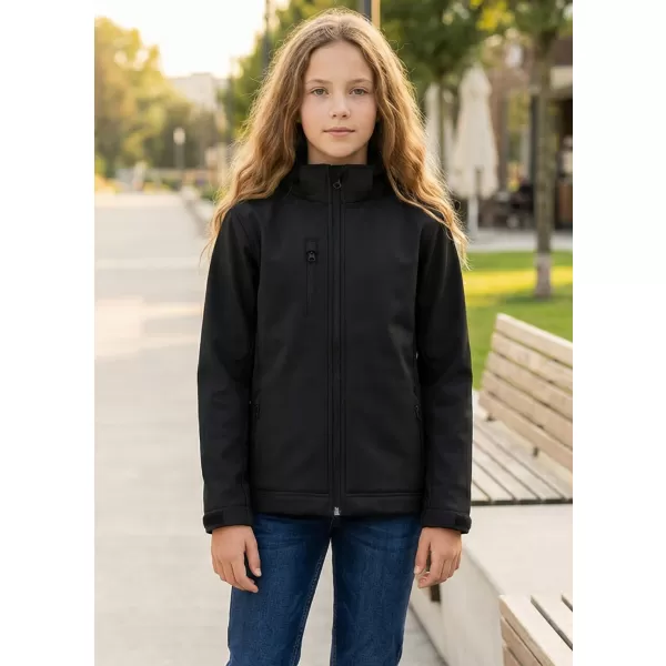  Otroška softshell jakna ALTISPORT NoPrint NP/ALK535 ČRNA 