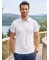 Moška majica s kratkimi rokavi z ovratnikom ALTISPORT NoPrint NP/ALM712 BELA