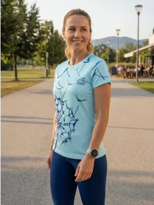 Ženska premium funkcionalna majica ALTISPORT VOJ/ALW035TR01 ZMRZNJENO MODRA