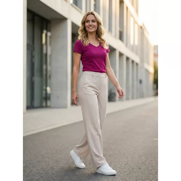  Ženska majica s kratkimi rokavi ALTISPORT NoPrint NP/ALW261 FUKSIJA RDEČA 