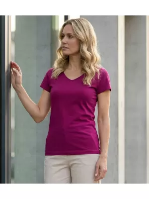 Ženska majica s kratkimi rokavi ALTISPORT NoPrint NP/ALW261 FUKSIJA RDEČA