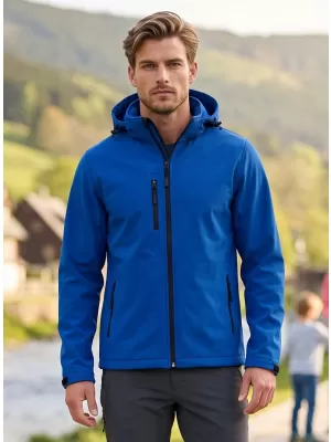 Moška softshell jakna ALTISPORT NoPrint NP/ALM225 KRALJEVSKO MODRA