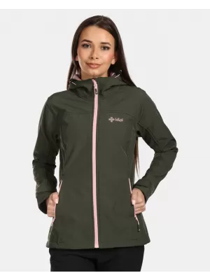 Ženska softshell jakna KILPI RAVIA-W VL0109KI TEMNO ZELENA