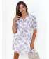 Obleka DSTREET LILIANNA EY2520 BELA