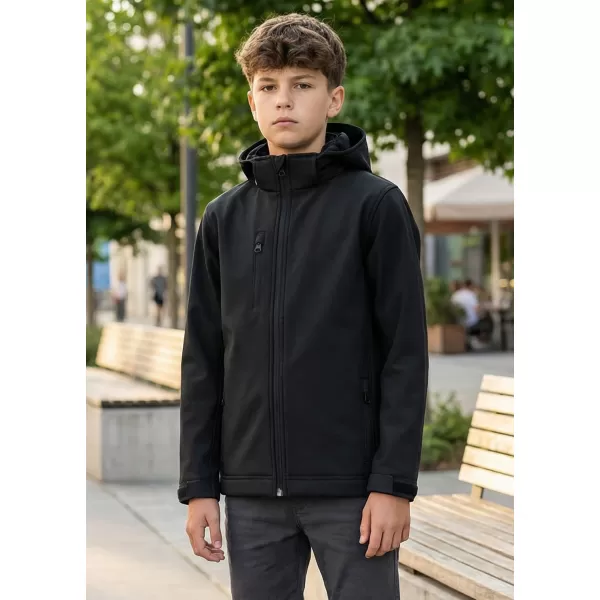  Otroška softshell jakna ALTISPORT NoPrint NP/ALK535 ČRNA 