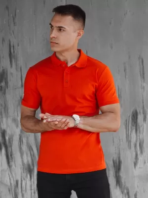 Moška T -majica z ovratnikom DSTREET PX0609 ORANŽNA