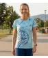 Ženska premium funkcionalna majica ALTISPORT VOJ/ALW035TR01 ZMRZNJENO MODRA