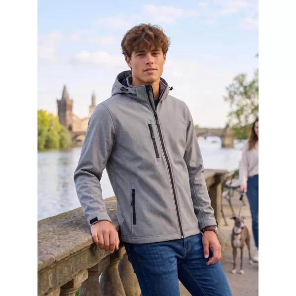  Moška softshell jakna ALTISPORT NoPrint NP/ALM225 JEKLENO SIVA 
