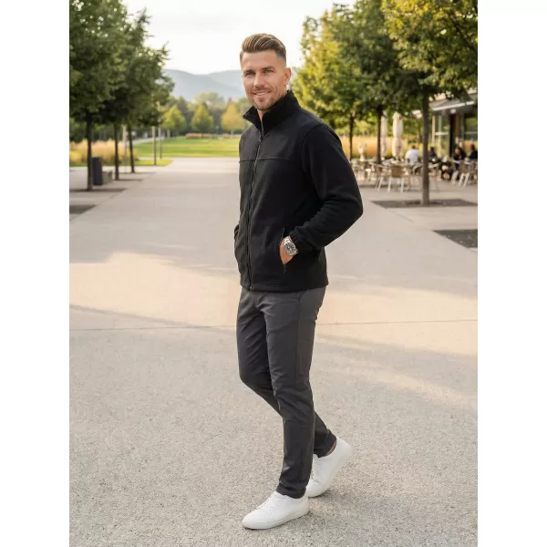  Moški pulover iz flisa ALTISPORT NoPrint NP/ALM105 EBENOVINASTO SIVA 