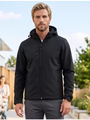 Moška softshell jakna ALTISPORT NoPrint NP/ALM225 ČRNA