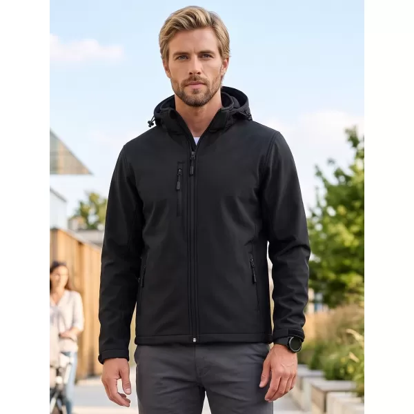  Moška softshell jakna ALTISPORT NoPrint NP/ALM225 ČRNA 