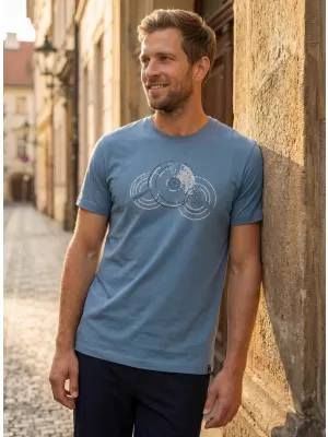 Moška majica s kratkimi rokavi ALTISPORT CARRYOVER ALM160AL805 DENIM