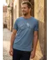 Moška majica s kratkimi rokavi ALTISPORT CARRYOVER ALM160AL805 DENIM