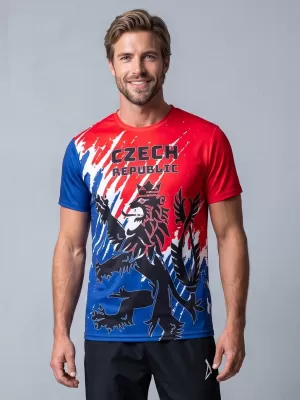 Moška premium funkcionalna majica s kratkimi rokavi ALTISPORT x CZE VOJ/ALM036TR01 LEV