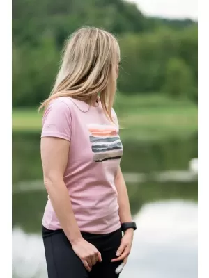 Ženska majica s kratkimi rokavi HUSKY TEE VANE L SVETLO ROZA