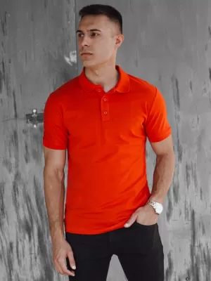Moška T -majica z ovratnikom DSTREET PX0609 ORANŽNA
