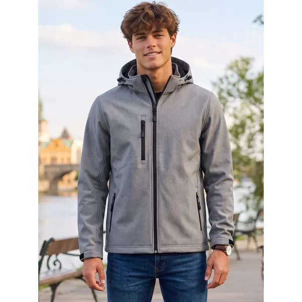  Moška softshell jakna ALTISPORT NoPrint NP/ALM225 JEKLENO SIVA 