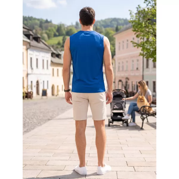  Moški funkcionalni brezrokavnik ALTISPORT NoPrint NP/ALM028 KRALJEVSKO MODRA 